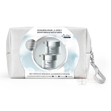 Eucerin Kazeta HYALURON-FILLER + 3xEFFECT HYAL denný krém 50 ml + nočný krém 50 ml (Vianoce 2022) 1x1 set obrázok