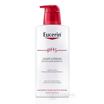 Eucerin pH5 Telové mlieko - ľahká textúra pre citlivú pokožku 1x400 ml obrázok