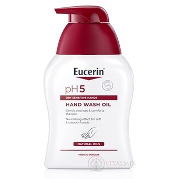 Eucerin pH5 UMÝVACÍ OLEJ NA RUKY pre citlivú pokožku 1x250 ml obrázok