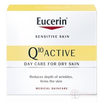 Eucerin Q10 ACTIVE denný krém proti vráskam vyhladzujúci na citlivú pokožku 1x50 ml obrázok