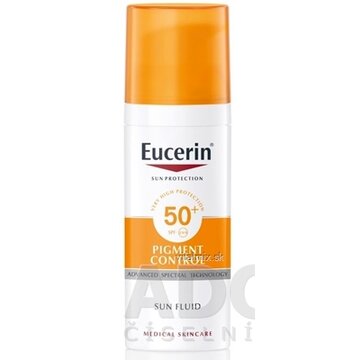 Eucerin SUN PIGMENT CONTROL SPF50+ Emulzia na tvár na opaľovanie s depigmentačným účinkom 1x50 ml obrázok