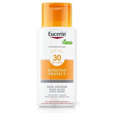Eucerin SUN SENSITIVE PROTECT SPF 30 Mlieko extra ľahké, telové mlieko na opaľovanie (inov.23) 1x150 ml obrázok