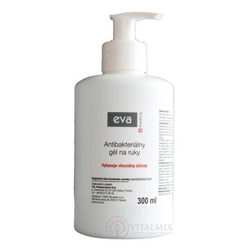 Eva Medica Antibakteriálny gél na ruky (60% etanolu + D-panthenol) 1x300 ml obrázok