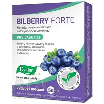 Evalar BILBERRY FORTE tbl 1x50 ks obrázok