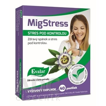Evalar MigStress pastilky 1x40 ks obrázok
