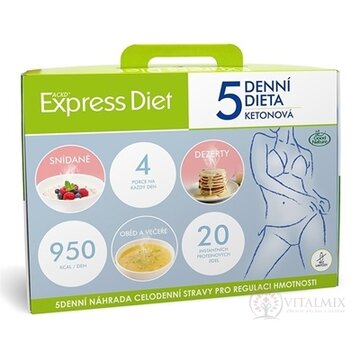 EXPRESS DIET 5 dňová diéta Proteínová 950 kcal/deň instantné jedlá, vrecúška 1x20 ks obrázok