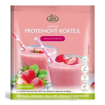 EXPRESS DIET PROTEINOVÝ KOKTEIL instantný, jahodová príchuť, vrecúško 1x59 g obrázok