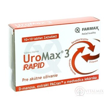 FARMAX UroMax 3 Rapid tbl 10+10 ZADARMO, 1x20 ks obrázok