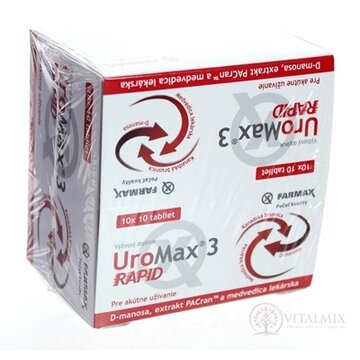 FARMAX UroMax 3 Rapid tbl 10x10 (100 ks) obrázok