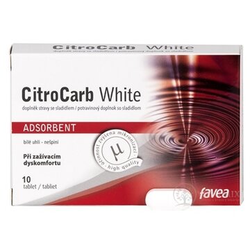 favea CitroCARB White tbl 1x10 ks obrázok