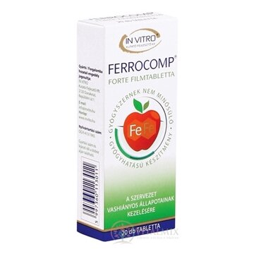 FERROCOMP FORTE 10 mg tbl 1x20 ks obrázok