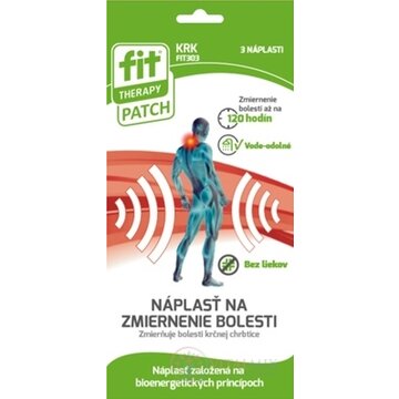 FIT THERAPY Patch KRK náplasť 1x3 ks obrázok