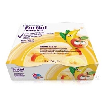 Fortini Creamy Fruit Multi Fibre príchuť letné ovocie (inov.2025) 4x100 g obrázok