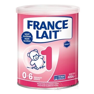 FRANCE LAIT 1 počiatočná dojčenská výživa (0-6 mesiacov) (inov.zloženie 2021) 1x400 g obrázok