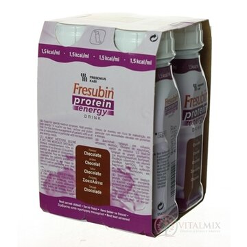 Fresubin Protein energy DRINK EasyBottle, príchuť čokoláda, 4x200 ml (800 ml) obrázok