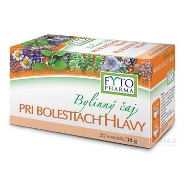 FYTO Bylinný čaj PRI BOLESTIACH HLAVY 20x1,5 g (30 g) obrázok
