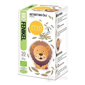 FYTO DETSKÝ BIO čaj FENIKEL (od 1. týždňa) vrecká 20x1,5 g (30 g) obrázok
