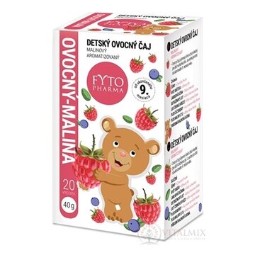 FYTO DETSKÝ ovocný čaj MALINA aromatizovaný (od ukončeného 9. mesiaca) 20x2 g (40 g) obrázok