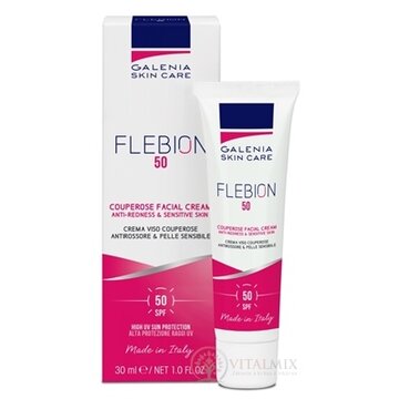 GALENIA FLEBION 50 COUPEROSE FACIAL CREAM krém na tvár proti začervenaniu 1x30 ml obrázok