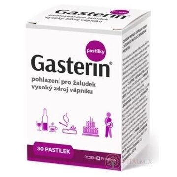 GASTERIN pastilky - RosenPharma žuvacie pastilky 1x30 ks obrázok
