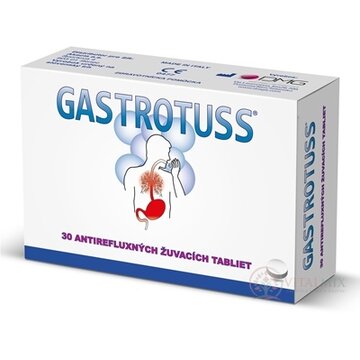 Gastrotuss tablety žuvacie antirefluxné 1x30 ks obrázok