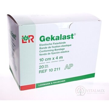 GEKALAST HYDROF. ELAST. FIXAČNÝ OBVAZ 10cmx4m 1x20 ks obrázok
