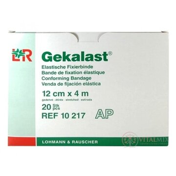 GEKALAST HYDROF. ELAST. FIXAČNÝ OBVAZ 12cmx4m 1x20 ks obrázok