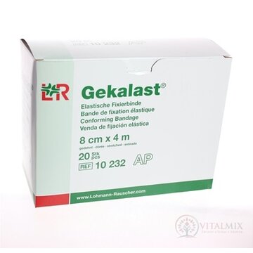 GEKALAST HYDROF. ELAST. FIXAČNÝ OBVAZ 8cmx4m 1x20 ks obrázok