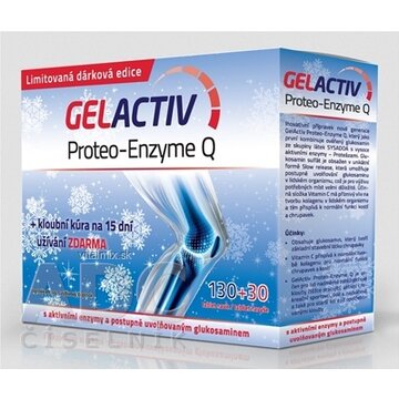 GELACTIV Proteo-Enzyme Q Vianoce 2015 tbl 130+30 navyše (160 ks) obrázok