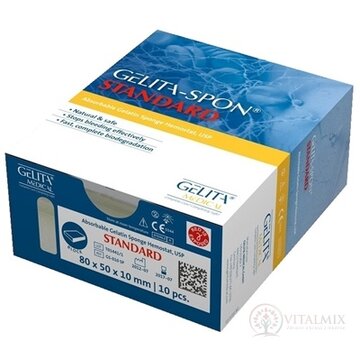 GELITA-SPON STANDARD GS-010 80x50x10 mm 1x10 ks obrázok