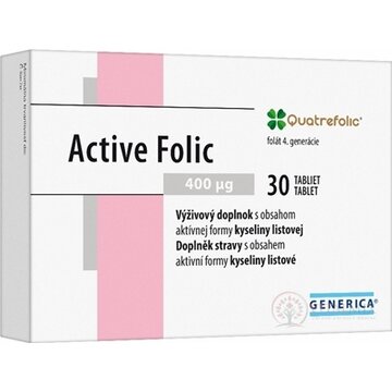 GENERICA Active Folic tbl 1x30 ks obrázok