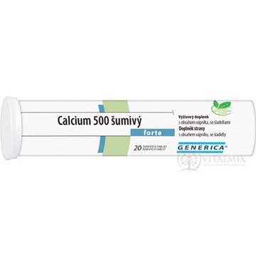 GENERICA Calcium 500 forte tbl eff 1x20 ks obrázok