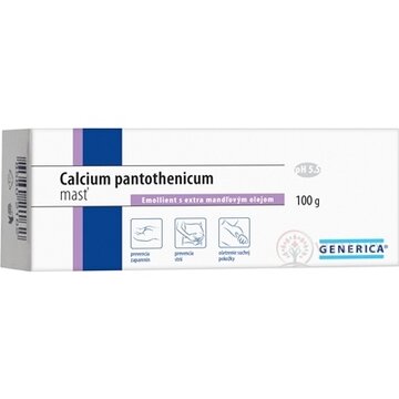 GENERICA Calcium pantothenicum masť Emollient s extra mandľovým olejom 1x100 g obrázok