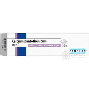 GENERICA Calcium pantothenicum masť Emollient s extra mandľovým olejom 1x30 g obrázok