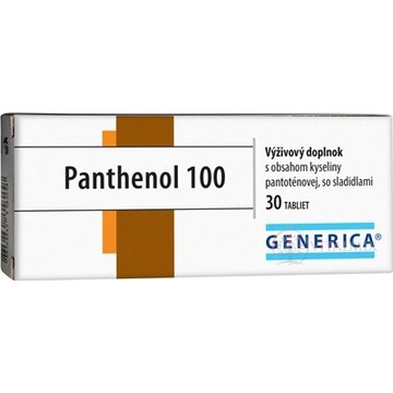 GENERICA Panthenol 100 tbl 1x30 ks obrázok