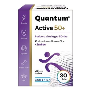 GENERICA Quantum Active 50+ tbl 1x30 ks obrázok