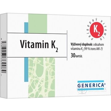 GENERICA Vitamin K2 cps 1x30 ks obrázok