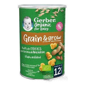 Gerber Organic CHRUMKY Kukurično-ovsené arašidové (od ukonč. 12. mesiaca) 1x35 g obrázok