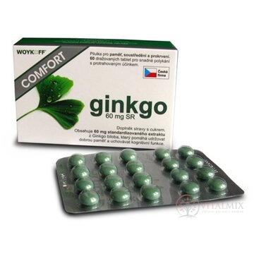 ginkgo COMFORT 60 mg SR - Woykoff tbl 1x60 ks obrázok
