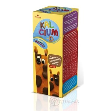 Glenmark KALCIUM-D sirup 1x150 ml obrázok
