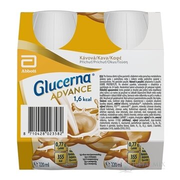 Glucerna ADVANCE 1,6 kcal kávová príchuť 24x220 ml obrázok