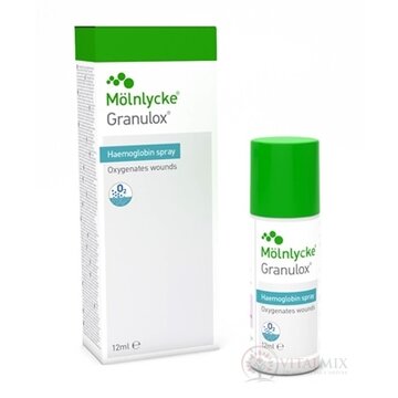 Granulox Hemoglobínový sprej na ošetrenie chronických rán (inov.2024) 1x12 ml obrázok