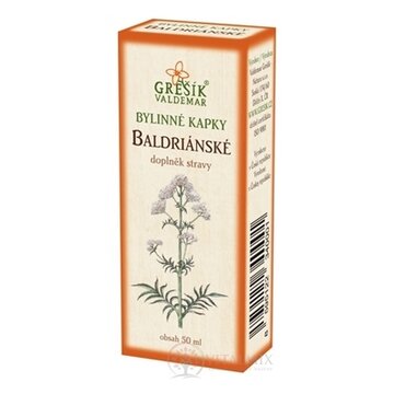 GREŠÍK BYLINNÉ KVAPKY BALDERIÁNSKE 1x50 ml obrázok