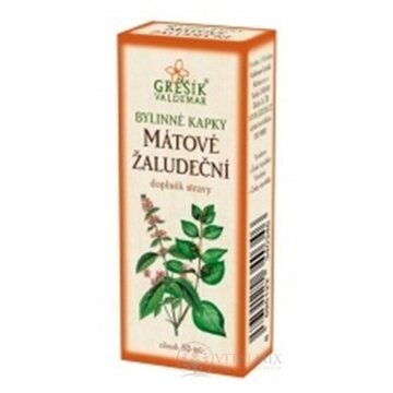 GREŠÍK BYLINNÉ KVAPKY MÄTOVÉ ŽALÚDOČNÉ 1x50 ml obrázok