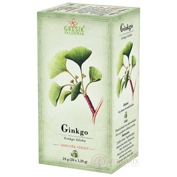 GREŠÍK GINKO bylinný čaj v nálevových vreckách 20x1,2 g (24 g) obrázok