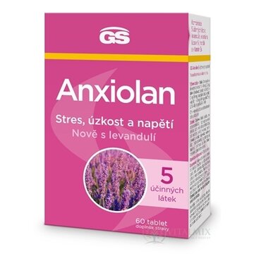 GS Anxiolan s levanduľou tbl 1x60 ks obrázok