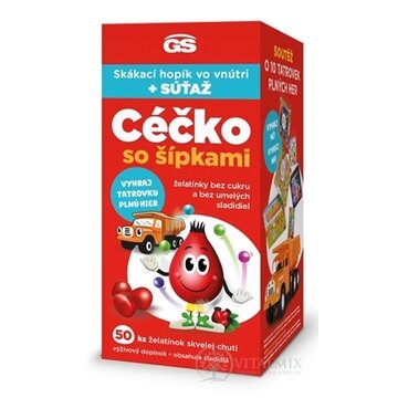 GS Céčko so šípkami Darček želatínky bez cukru (Skákací hopík + súťaž) 1x50 ks obrázok