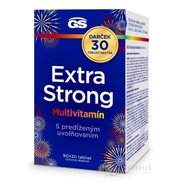 GS Extra Strong Multivitamín Darček tbl 90+30 navyše (120 ks) obrázok
