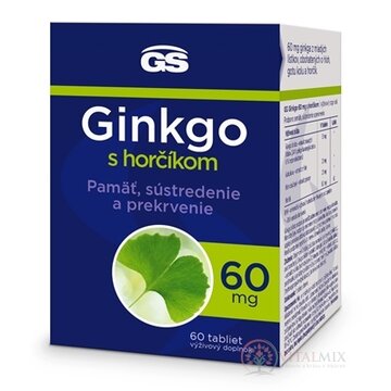 GS Ginkgo 60 mg s horčíkom tbl 1x60 ks obrázok