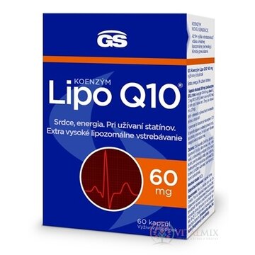 GS Koenzým Lipo Q10 60 mg cps 1x60 ks obrázok